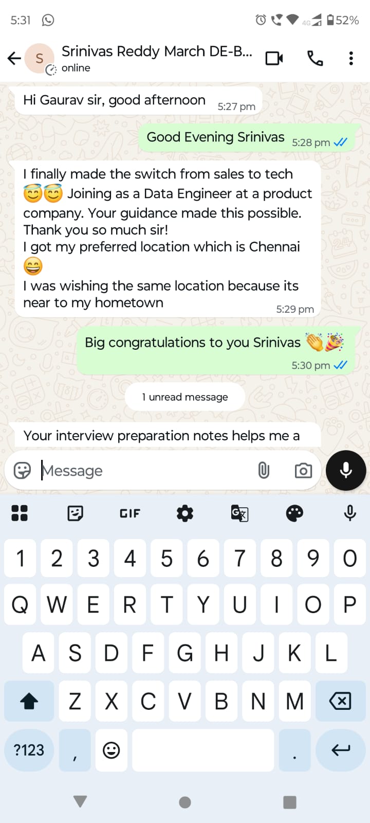 Student Success Story 2