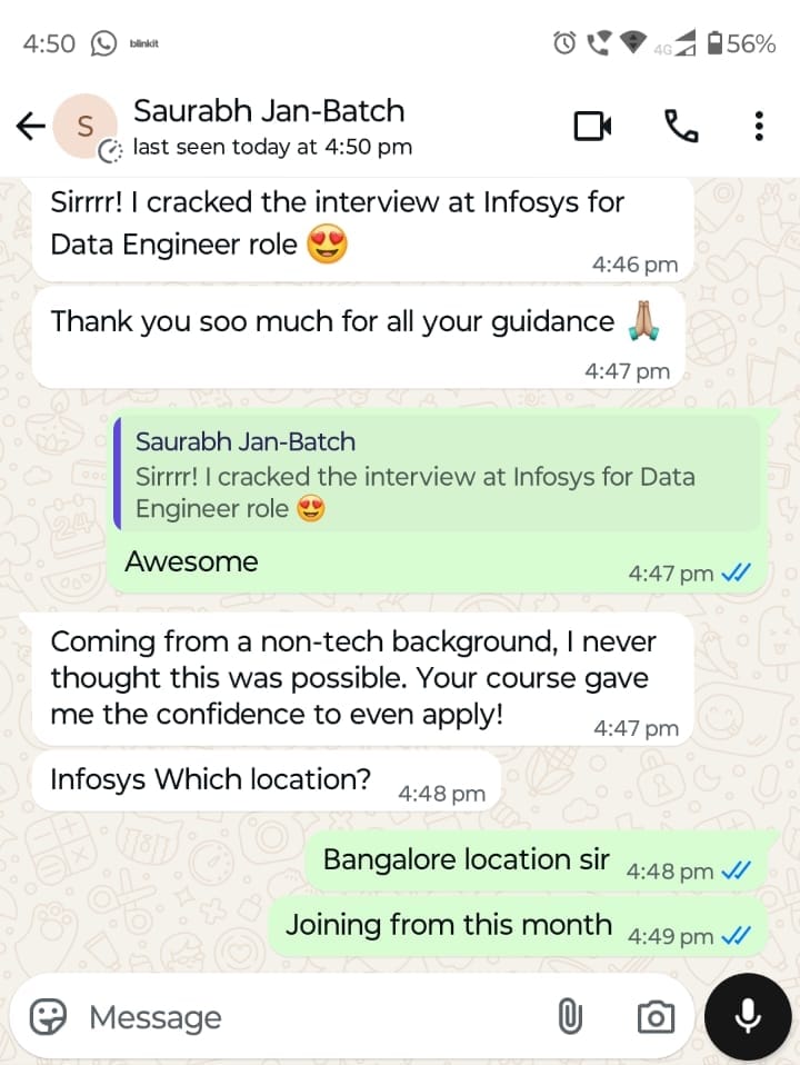 Student Success Story 5