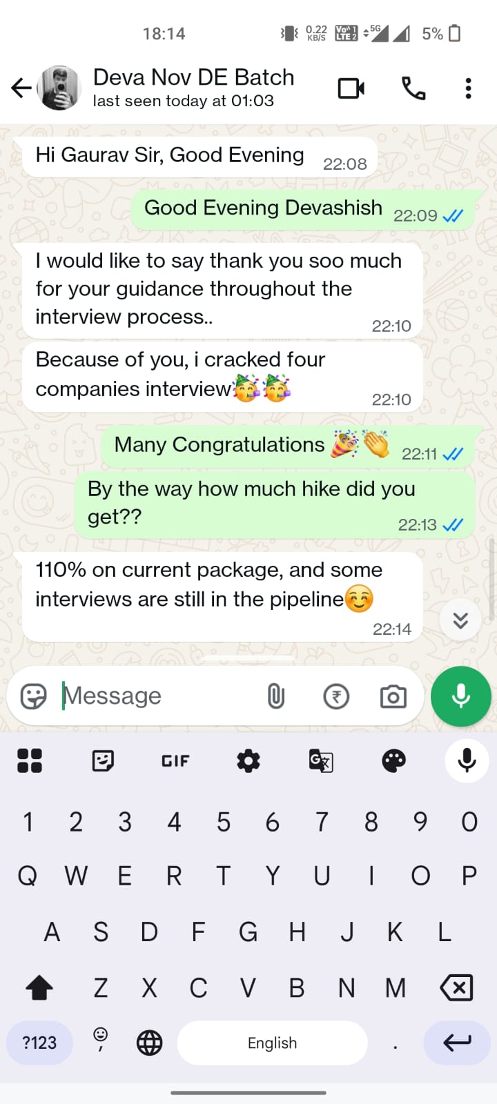 Student Success Story 3